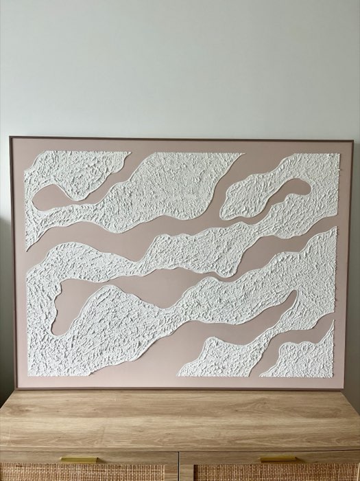 Relief painting by Nate Stegemiller