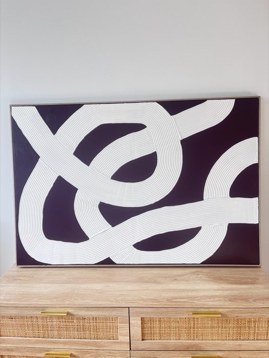 Relief painting by Nate Stegemiller